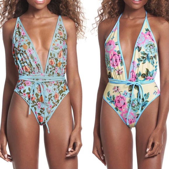 🌿NWT Maaji Smooth Skies Safary Reversible Convertible Swimsuit